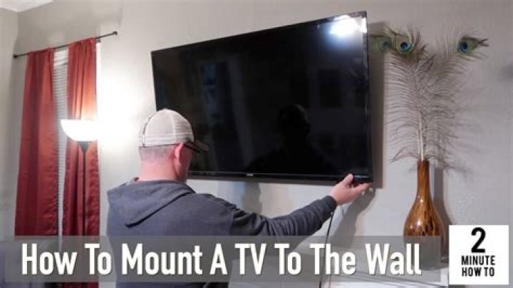 How do you hang a wall mount without screws?