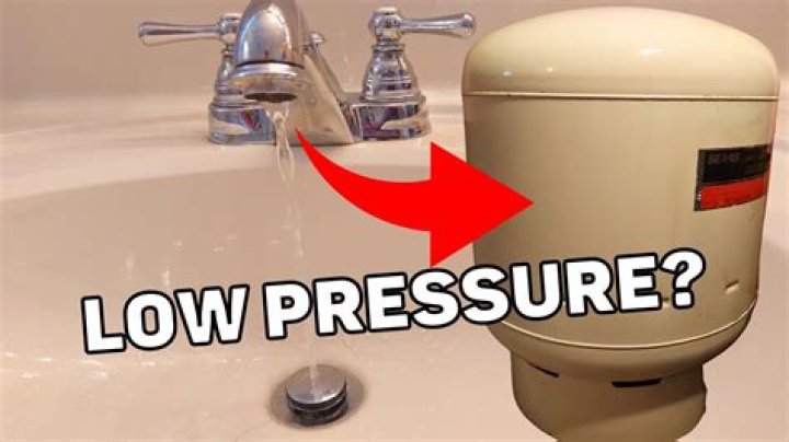 Why would water pressure be low?